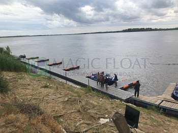 Pier for fishing base