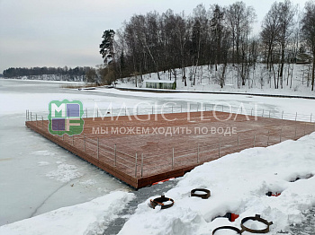Recreation area with decking